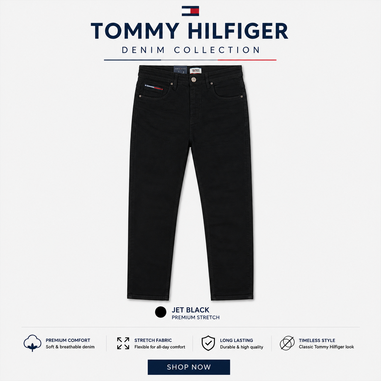 Tommy Hilfiger Men’s Premium Stretch Denim