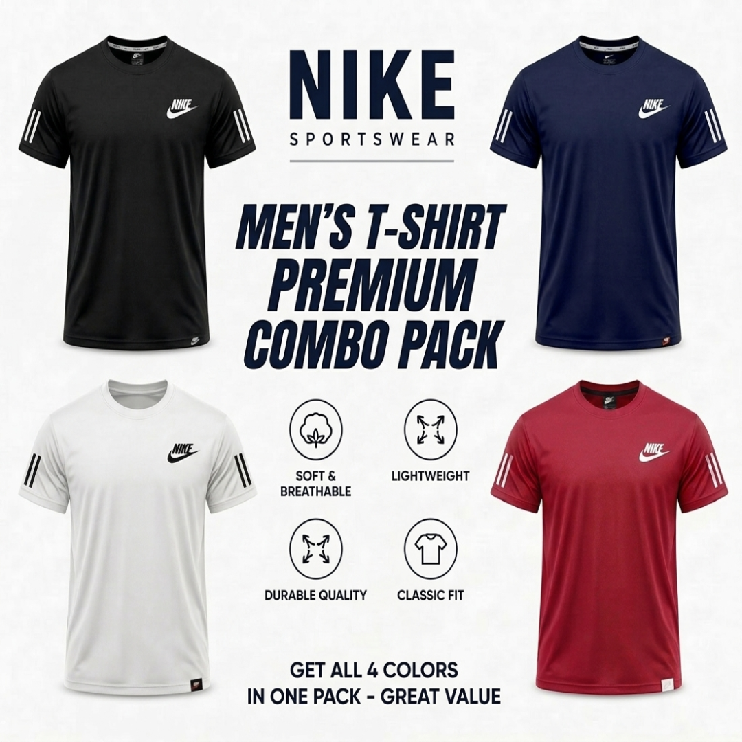 COMBO- Nikee Sports Wear - Men's Premium T-Shirt
