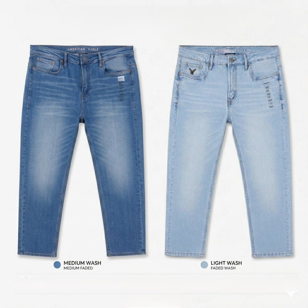 American Eagle Premium Denim ( Medium Wash & Light Wash)