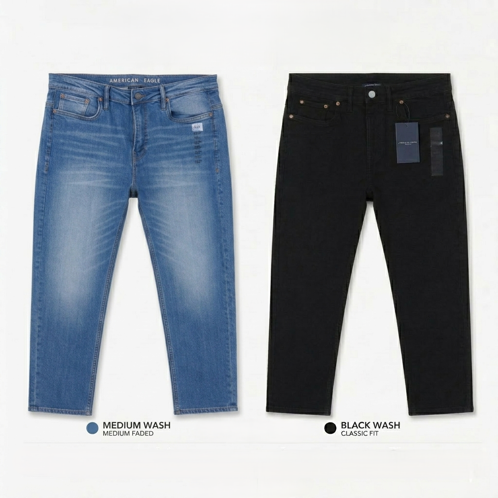 American Eagle Premium Denim ( Medium Wash & Black Wash)