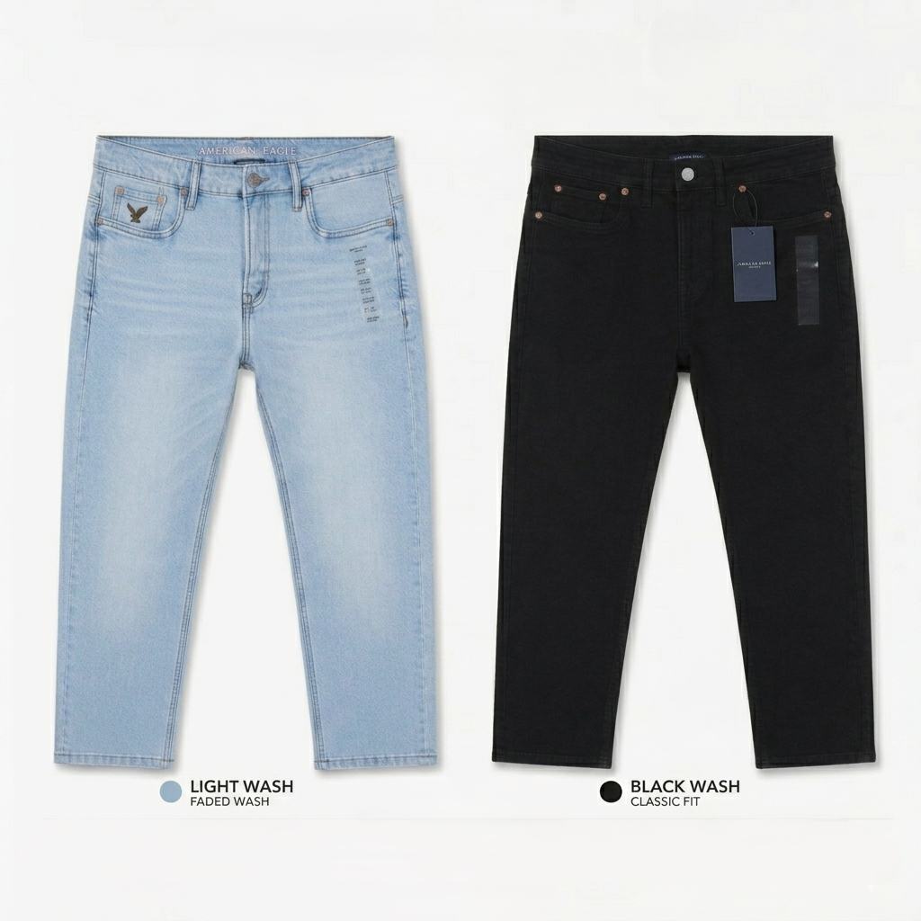 American Eagle Premium Denim ( Light Wash & Black Wash)