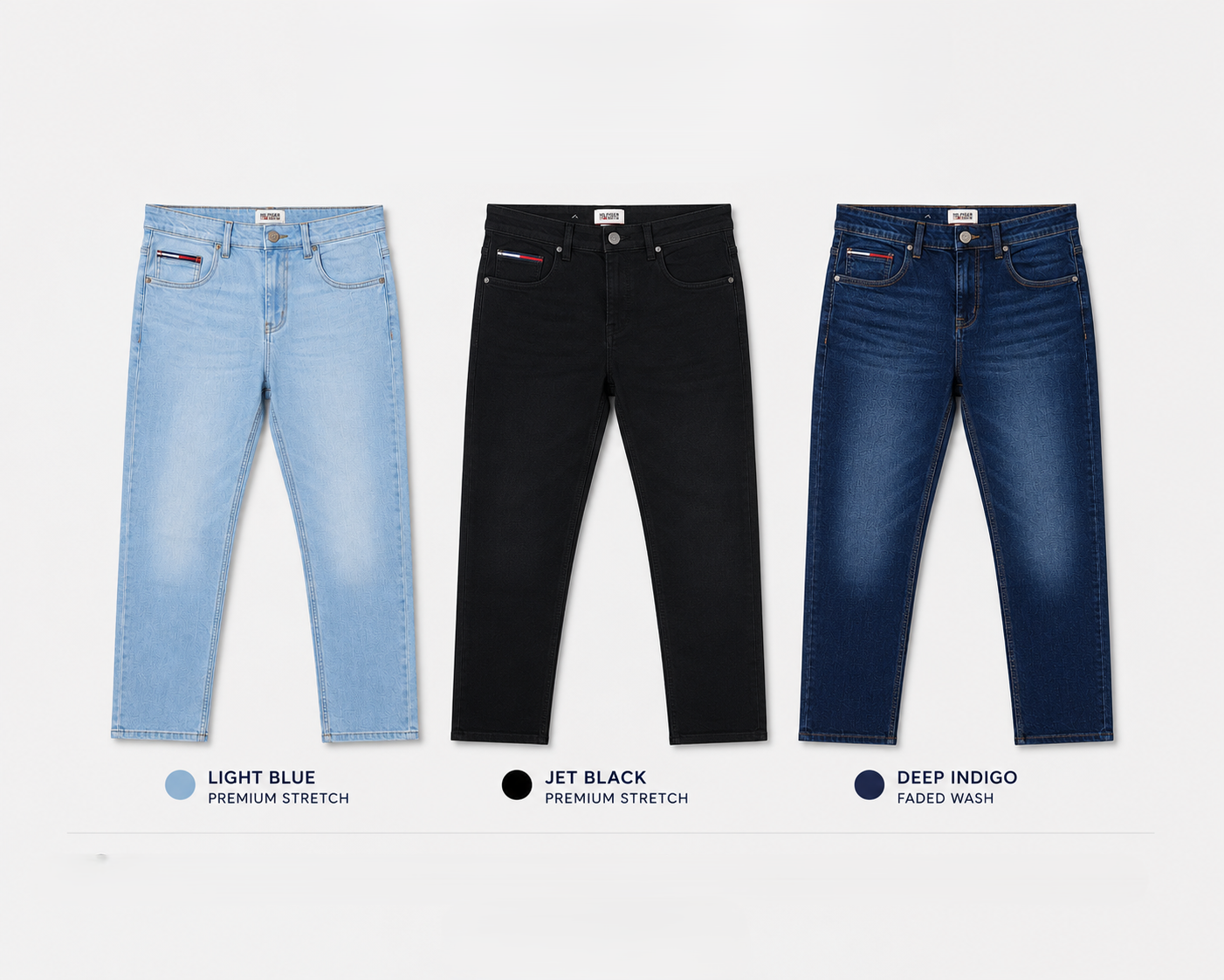 Tommy Hilfiger Men’s Signature Denim Bundle (3 Pcs)